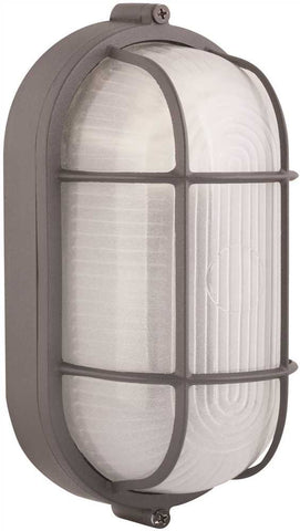 Royal Cove&trade; Outdoor Oval Wall Lantern, Black, 8-1-4 X 4-3-4 In., Uses (1) 60-watt Medium Base Lamp*