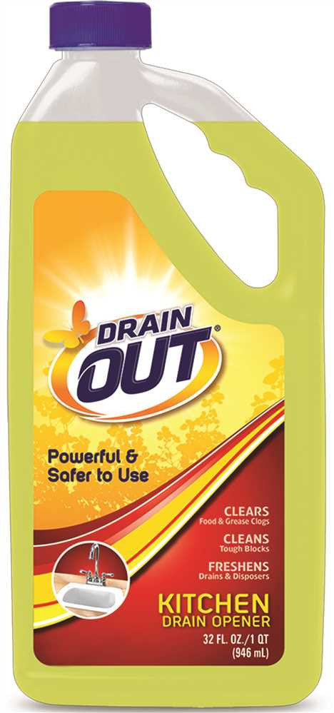 Drain Out Kitchen Drain Opener, 32 Oz.