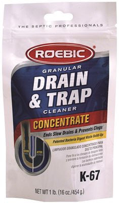 Roebic&reg; Bacterial Liquid Drain And Trap Cleaner, 16 Oz.