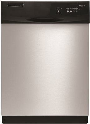 Whirlpool&reg; Built-in 24-inch Dishwasher With Electronic Controls, Stainless Steel, 3 Cycles - 4 Options