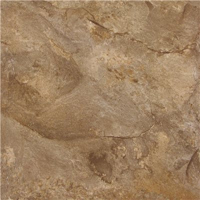 Winton&reg; Self-adhesive Vinyl Floor Tile, Beige Slate, 12x12 In., 1.1 Mm