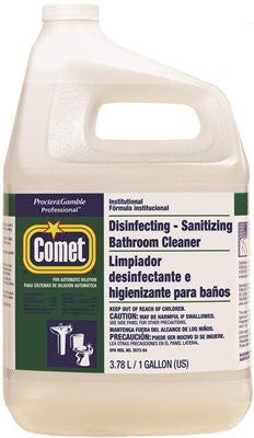 Comet Disinfect Sanitizing Bathroom Cleaner Refill With Spray Bottle 1 Gallon