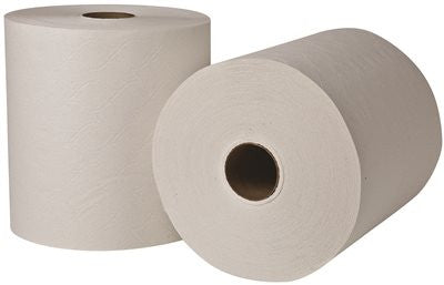 Renown&reg; Select Controlled Use Roll Towel (y) White 8" X 1000' 1-ply  6per Case