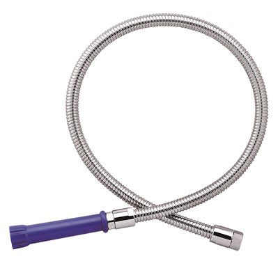 Premier Pre Rinse Hose Assembly For T & S, Dormont, And Premier, 44 In., Stainless Steel