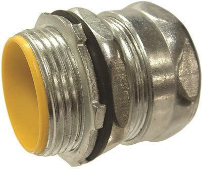 Raco&reg; Raintight Insulated Steel Emt Compression Connector, 1-1-2 In. Trade Size