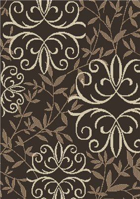 Orian Rugs Iron Fleur Chocolate Accent Rug, 31 In. X 45 In.