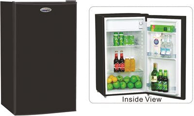 Lodging Star 3.6 Cu. Ft. Refrigerator, Black