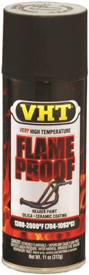 Vht Sp102 Flameproof Coating Paint Can, Flat Black