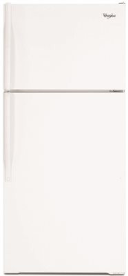 Whirlpool&reg; Energy Star&reg; 17.6 Cu. Ft. Top Freezer Refrigerator, White, Reversible Door Swing