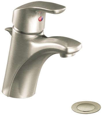 Cleveland Faucet Group Baystone Single Handle Bathroom Faucet, Brushed Nickel