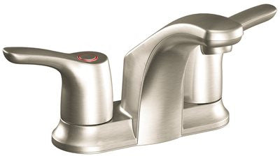 Cleveland Faucet Group Baystone Two Handle Bathroom Faucet, Brushed Nickel