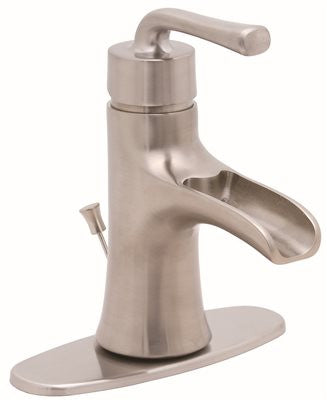 Premier Sanibel Single Handle 4 In. Centerset Lavatory Faucet 1.5 Gpm Brushed Nickel Finish