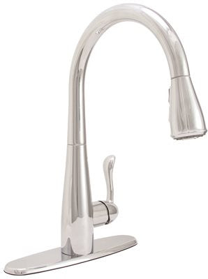 Premier Sanibel Single Handle Pull-down Kitchen Faucet Chrome Finish