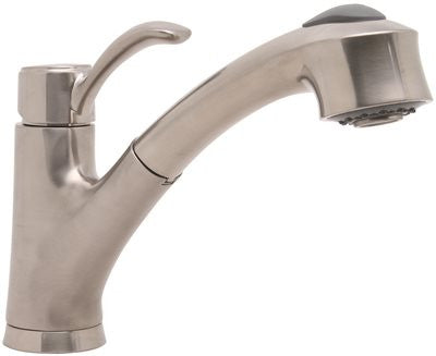 Premier Sanibel Single Handle Pull-out Kitchen Faucet Satin Stainless Finish