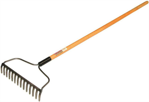 Seymour 90 Series Bow Rake, Welded 14 Tine, Economy Grade, 48" Wood Handle