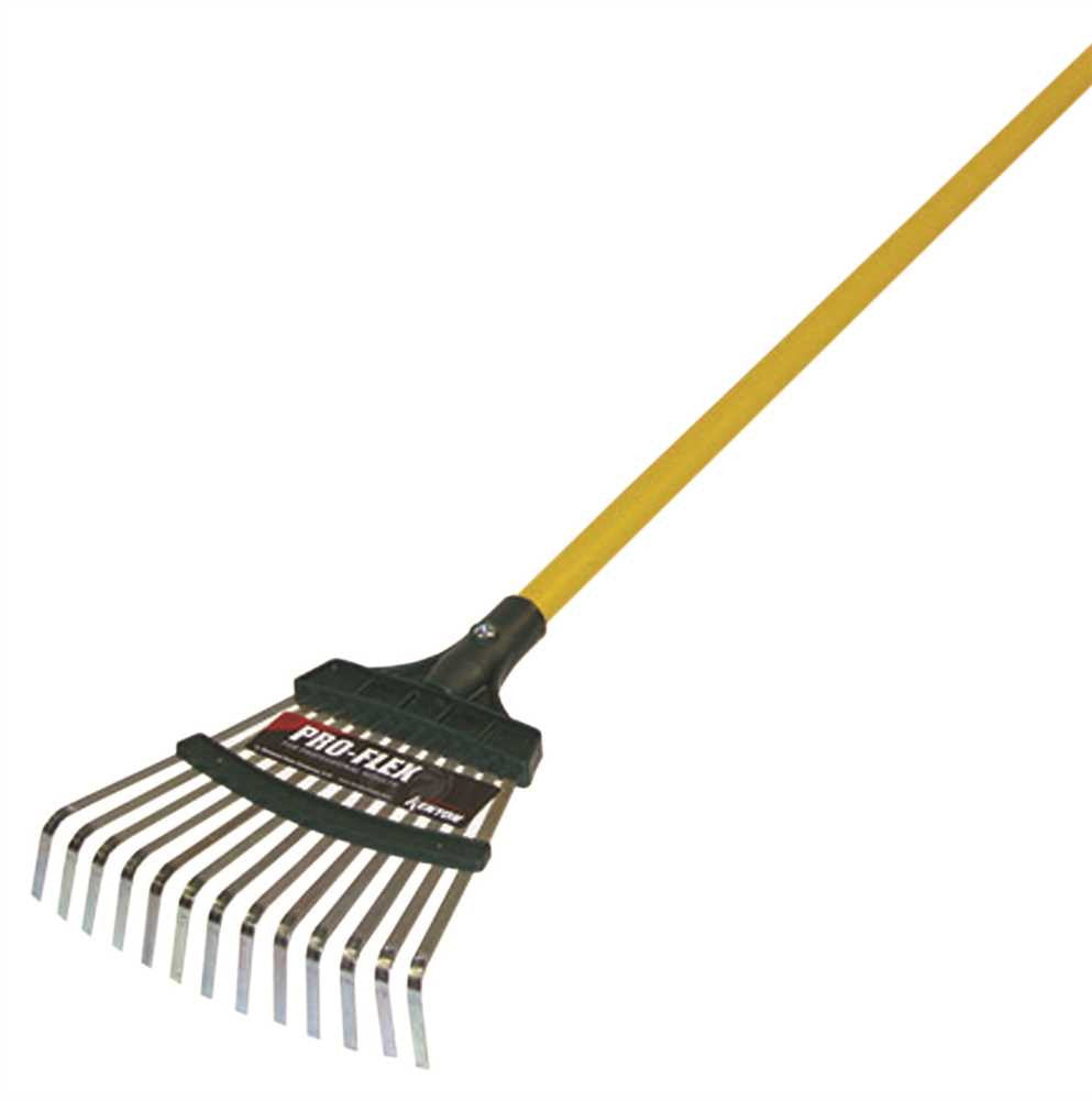 Kenyon Pro-flex Leaf Rake, 8" With 48" Aluminum Handle