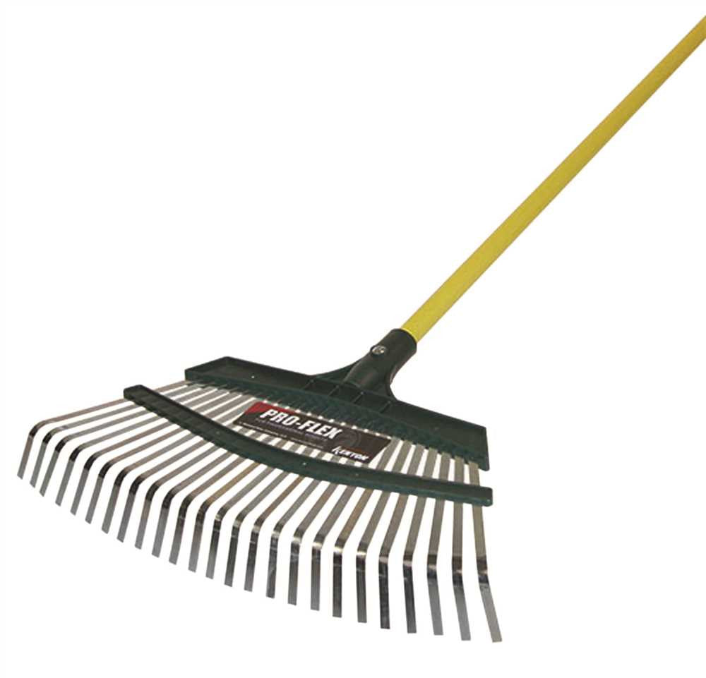 Kenyon Pro-flex Leaf Rake, 18" With 48" Aluminum Handle