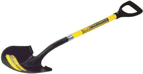 Seymour 40 Series Round Point Shovel Professional Grade With 28 In. Fiberglass Handle And Perma Grip