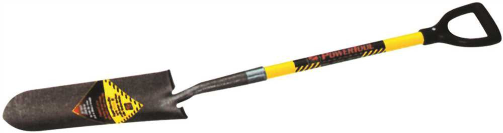 Structron&reg; Drain Spade With 29 In. Solid Shank And Fiberglass Handled Grip