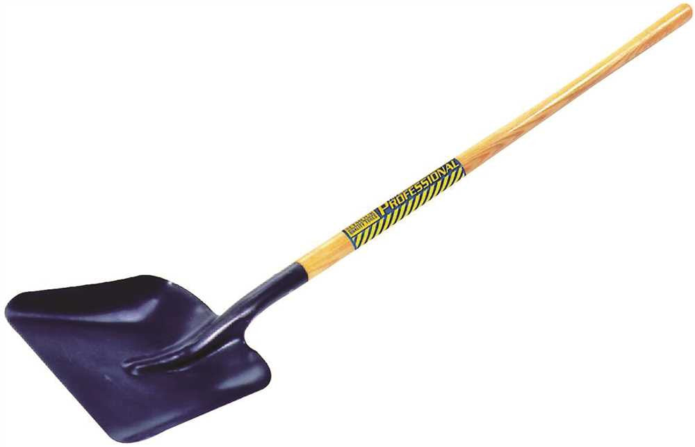 Seymour General Purpose Steel Head Scoop With 44" Wood Handle