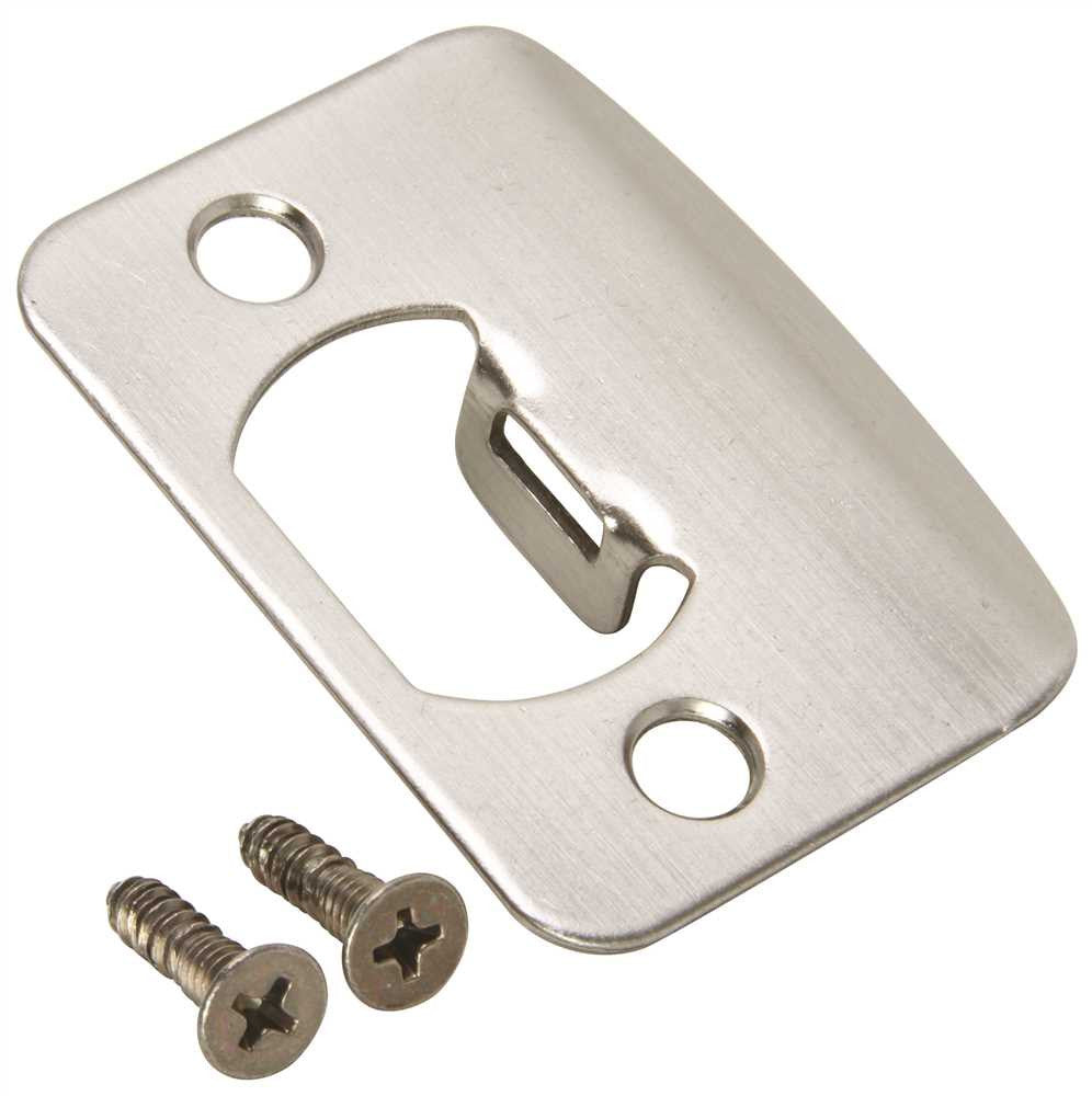 Kwiset Universal Lockset Strike, Satin Nickel