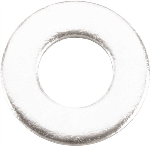 Zinc Flat Washer, 1-4 In., 100 Per Pack