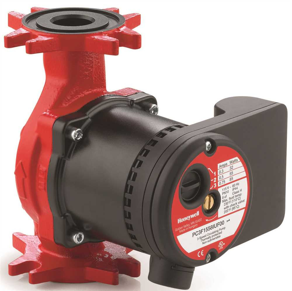 Honeywell, Aquapump&trade; Hydronic Circulating Pump, 3-speed, 15 Gpm