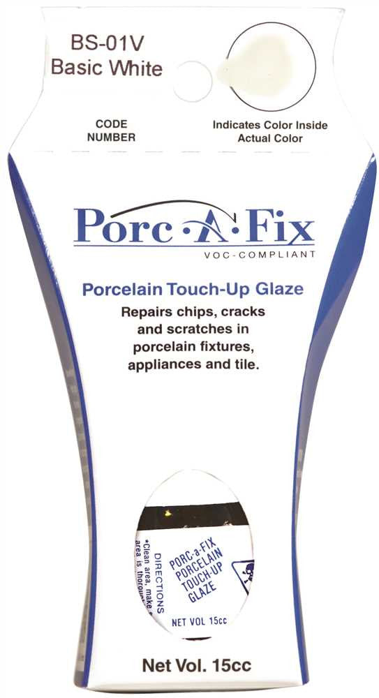 Porc-a-fix&reg; Porcelain Touch-up Glaze, Basic White