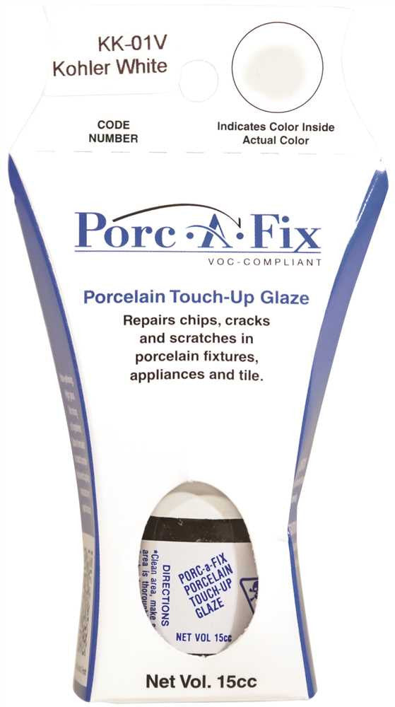 Porc-a-fix&reg; Porcelain Touch-up Glaze, Kohler White