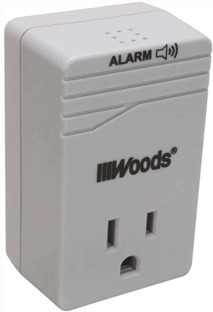 Surge Protector With Alarm, 900 Joules 1 Outlet, 15a, 120v, 1800w