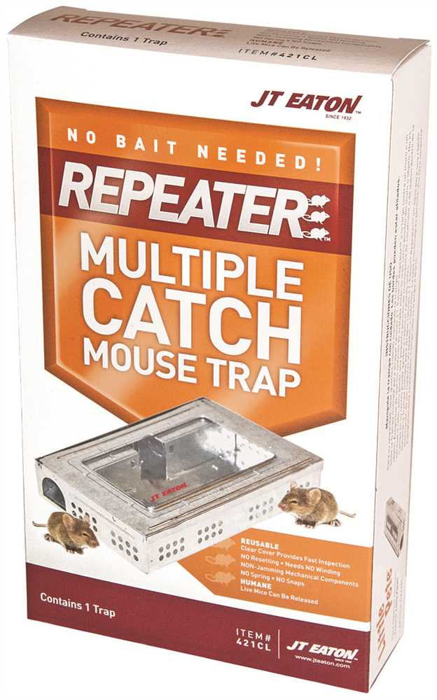 Jt Eaton&trade; Repeater&trade; Multiple Catch Mouse Trap