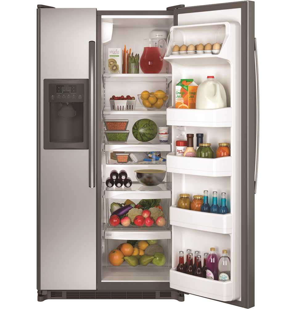 Ge&reg; Energy Star&reg; 21.9 Cu. Ft. Free-standing Refrigerator, Stainless Steel