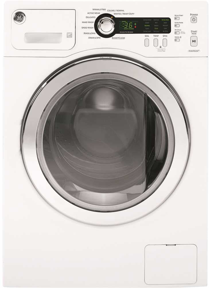 Ge&reg; Energy Star&reg; 2.2 Cu.ft. Front Load Washing Machine, White, Multiple Cycles