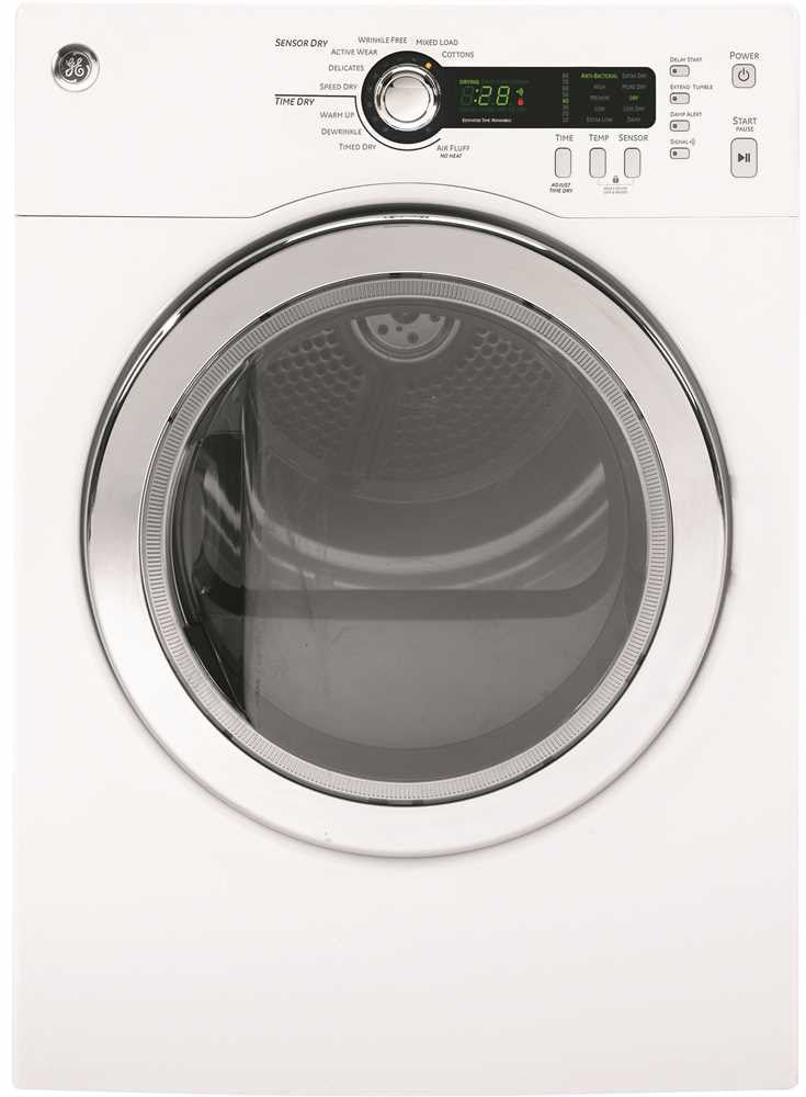 Ge&reg; 4 Cu.ft. Electric Dryer, White, Multiple Cycles