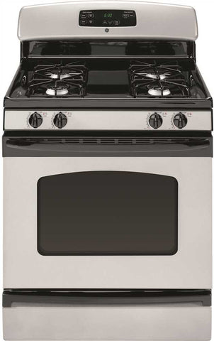 Ge&reg; 30-inch 4.8 Cu.ft. Free-standing Gas Range, Silver