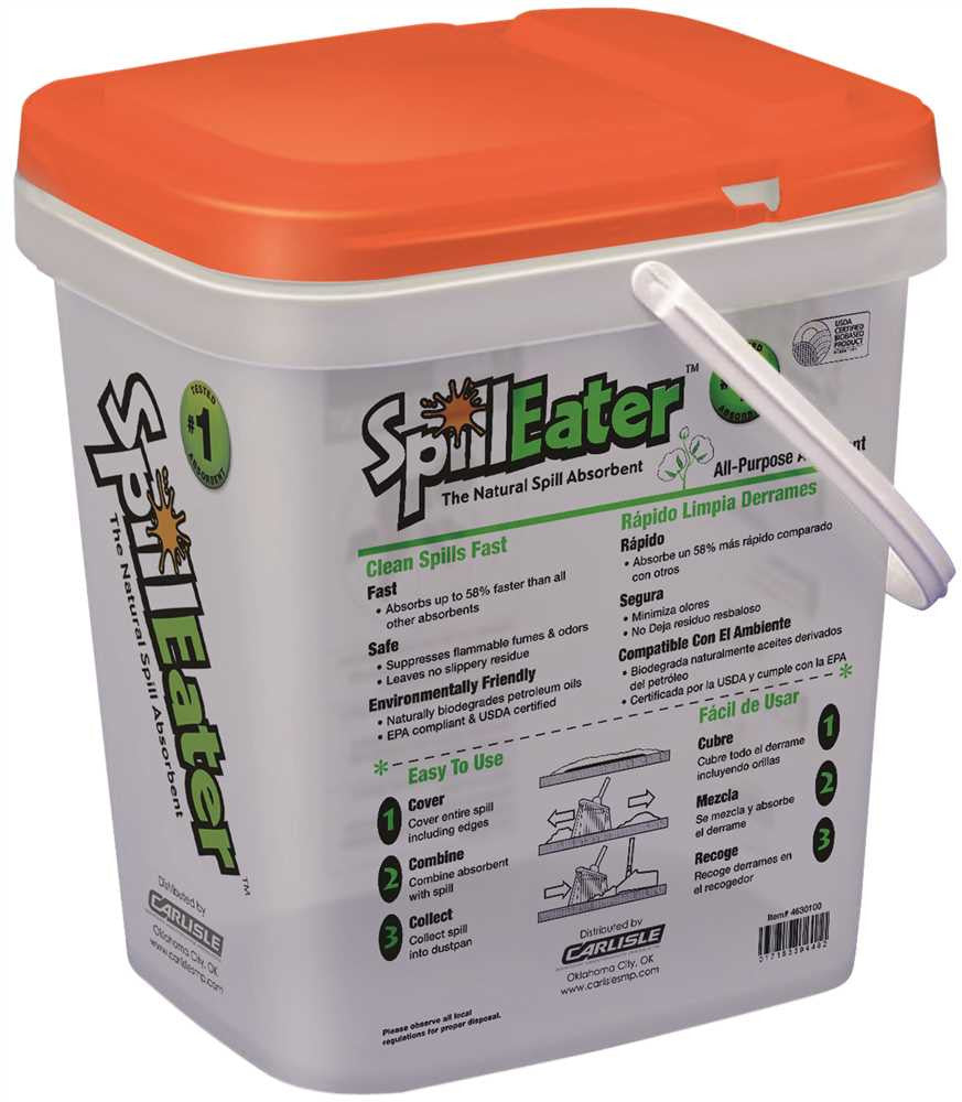 Spilleater&trade; Natural Spill Absorbent 20lb Pail