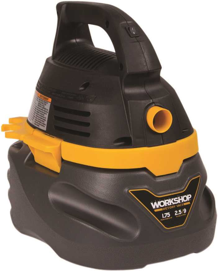 Workshop 2.5 Gallon, 1.75 Peak Hp Portable Wet-dry Vacuum