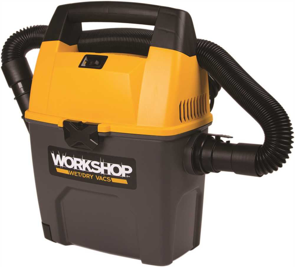 Workshop 3 Gallon, 3.5 Peak Hp Portable Wet-dry Vacuum