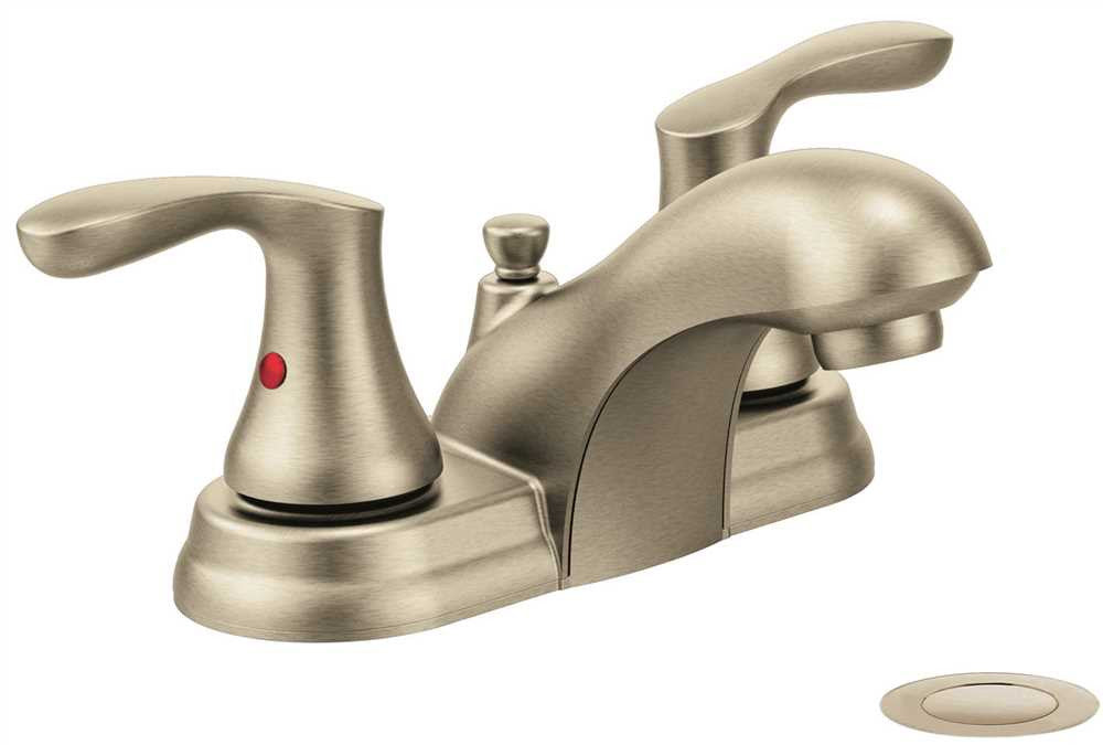 Cleveland Faucet Group Cornerstone Two Handle Lavatory Faucet With Pop-up