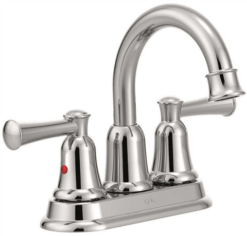 Cleveland Faucet Group Capstone Two Handle High Arc Lavatory Faucet Less Pop-up, Chrome