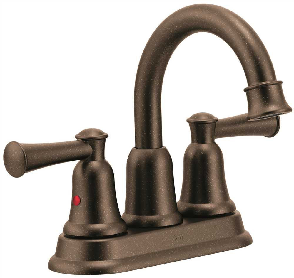 Cleveland Faucet Group Capstone Two Handle High Arc Lavatory Faucet Less Pop-up, Old World Bronze