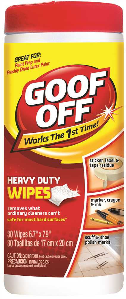 Goof Off Go Wipes