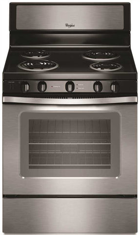 Whirlpool&reg; 30-inch  4.8 Cu. Ft. Single Oven Free-standing Electric Range, Stainless