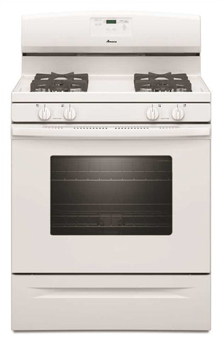 Amana&reg; 30-inch 5.0 Cu. Ft. Single Oven Free-standing Gas Range, White