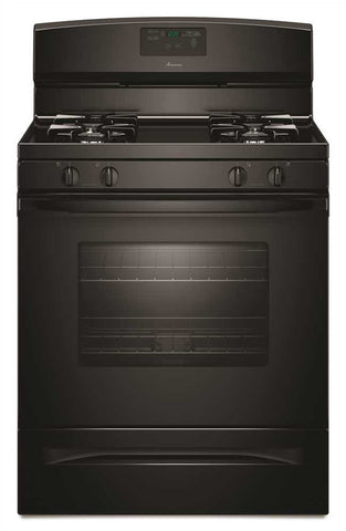 Amana&reg; 30-inch 5.0 Cu. Ft. Single Oven Free-standing Gas Range, Black