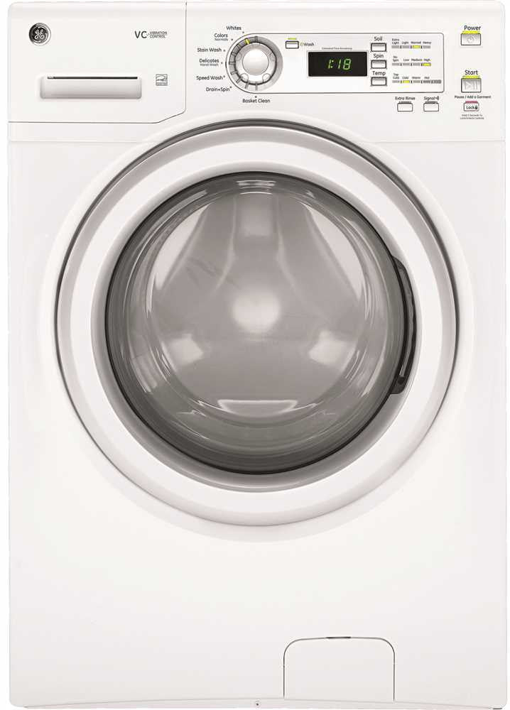 Ge&reg; Energy Star&reg; 3.6 Cu.ft. Front Load Washing Machine, White, 7 Cycles