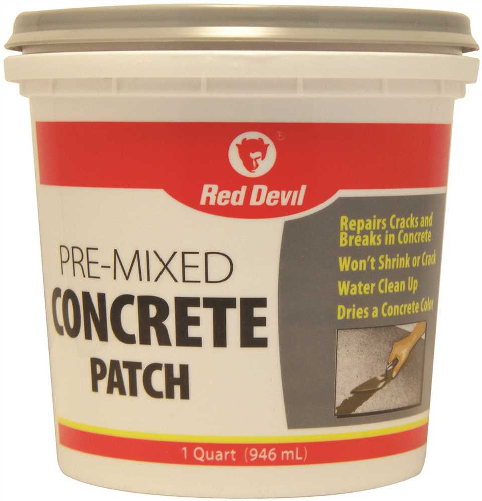 Pre-mixed Concrete Patch, 1 Quart