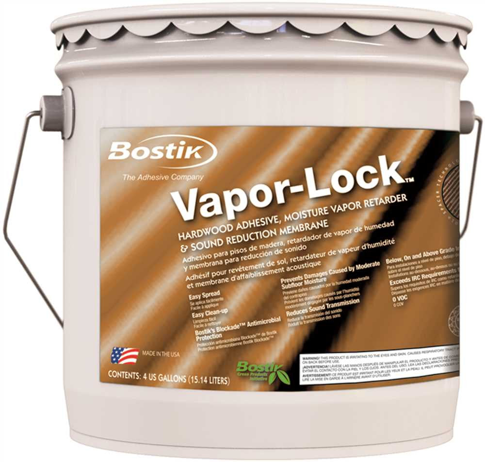 Bostik 4 In 1 Hardwood Installation Vapor Lock Adhesive, 4 Gal