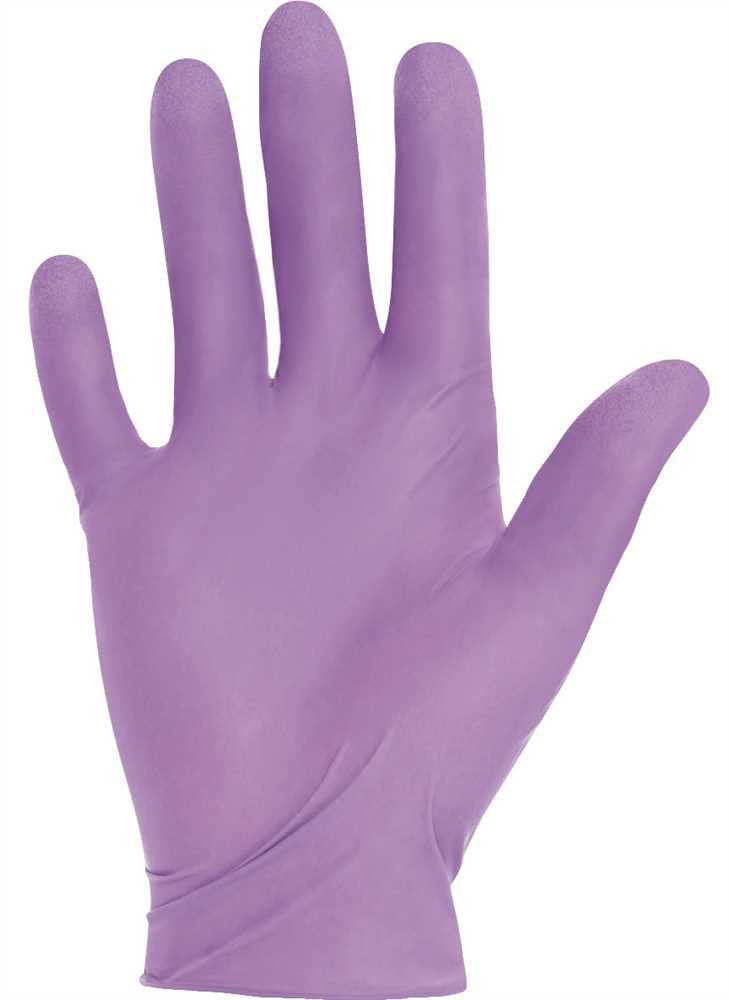 Kimberly Clark Professional&reg; Ambidextrous Nitrile Exam Gloves, Medium, Purple, 6 Mil, 100 Gloves Per Box