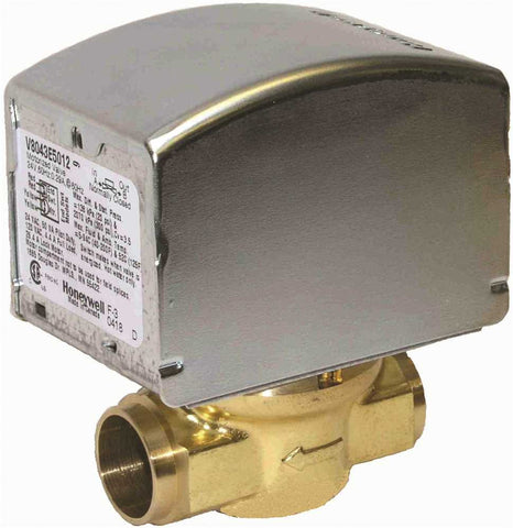 Honeywell V8043e5061 Sweat Nc Zone Valve, 24v, 3-4 In.